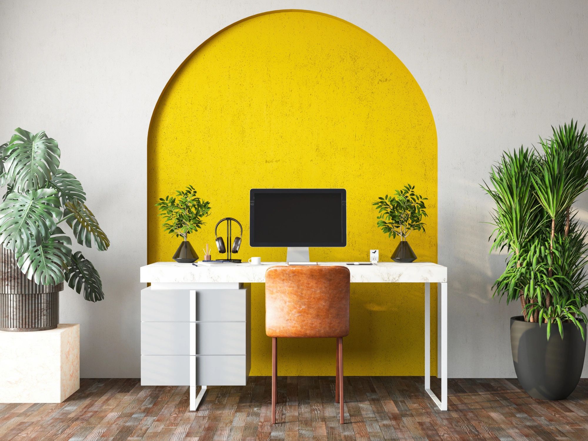 creative workspace modern graphic design